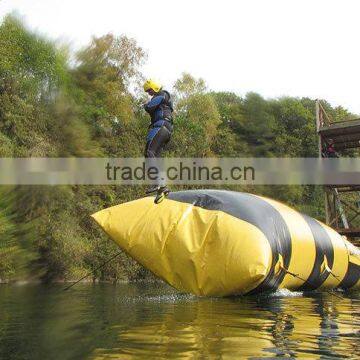 inflatable water blob trampoline water catapult pillow inflatables water adventure games toy for adult