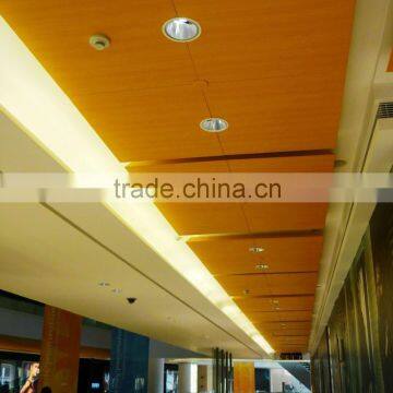 600 * 600mm Wood Grain Suspended Aluminum Ceiling Open Frame Ceiling Clip In Ceiling Tile photo-6