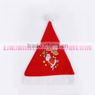 Christmas Supplies Cheap Wholesale Cute Santa Claus Logo Christmas Hat Plain 2015 photo-3