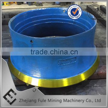 Mining Equipment High Manganese Steel Casting Mantle And Concave Spare Parts For Crusher