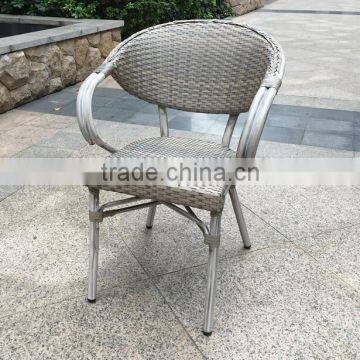 garden wicker chair / outdoor dinning chair / Rattan Handmade Club Bistro Chair