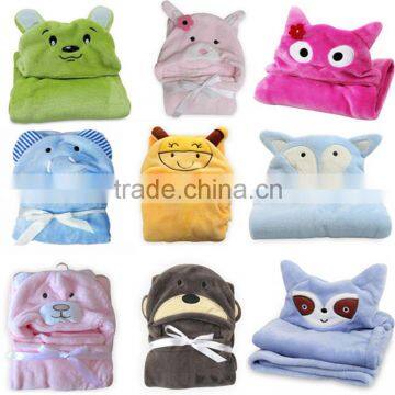 Baby Warp Soft Blankets With Animal Heads photo-3