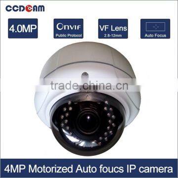 Night vision infrared 4mp CCTV motorized ip camera cmos sensor