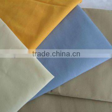 100%cotton spandex sateen fabric/ cotton satin32s*16s+70d solid dyed 190gsm