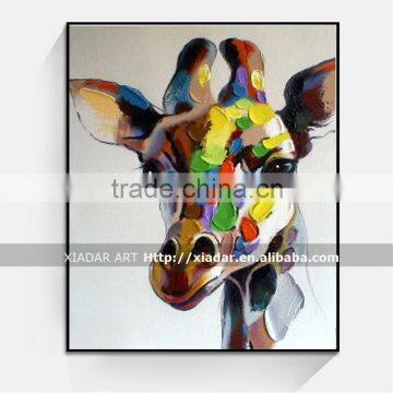 Canvas animal deer oil painting bedroom decor