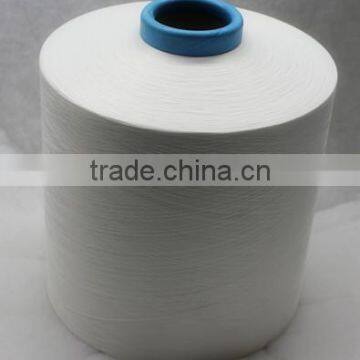 hangzhou supplier dty 75D-450D polyester yarn semi-dull raw white