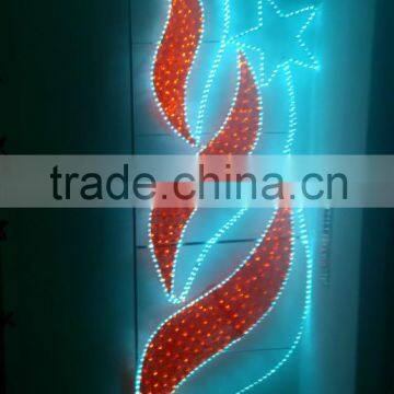2016 Outdoor Star Pole Street Motif/xmas Decoration Led Motif Light For Pole Quality Choice photo-3