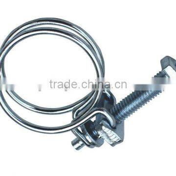 Stainless steel spring hose clamp