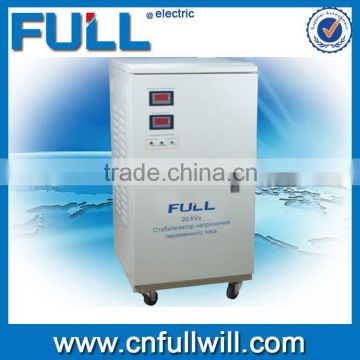 Hot sale SVC 20KVA 3 phase motor type ac automatic universal voltage stabilizer