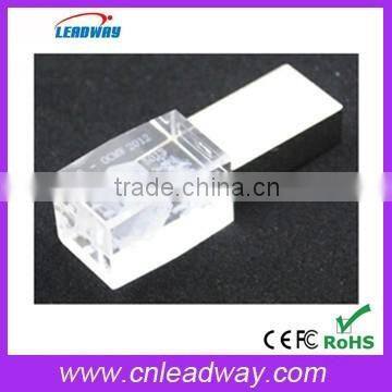 usb pen drive with led light wholesale crystal usb pen drive with 3D logo and free sample and free download