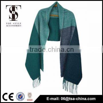 New design newest 2015 polyester lady manteau scarf