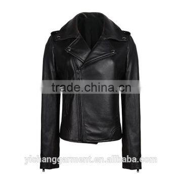 2016 Motorcycle Ladies Genuine Leather Jacket