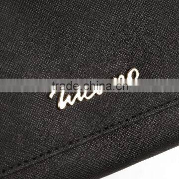 Guangzhou OEM/ODM Leather Wallet Supplier Luxury Fancy Geniune Leather Credit Card Wallet With Custom Logo photo-4