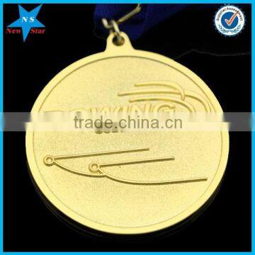 Classic Metal Blank gold finish medal