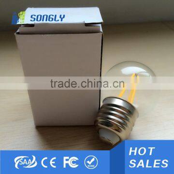 6w g95 led filament bulb e27 220v led filament g95 warm white globe led light