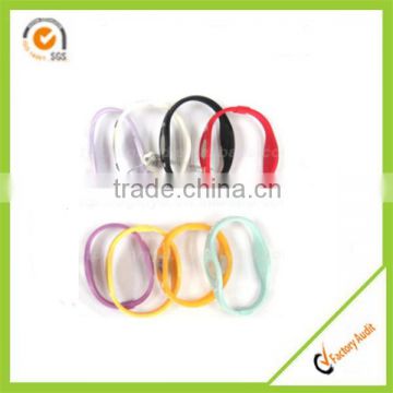 Promotional silicone wristband Silicone LED bracelets Silicone slap bracelets