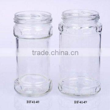 Glass jars for storage