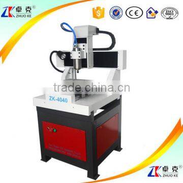 Mini PCB CNC Milling&Drilling Machine CNC Router ZK-4040 400*400MM With Ball Screw Transmission PCI NcStudio Controller