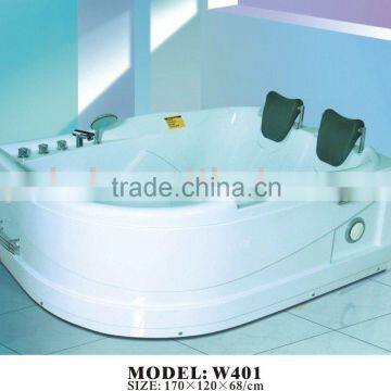 W401 170x120x68cm Two Persons Whirlpool Bathtub