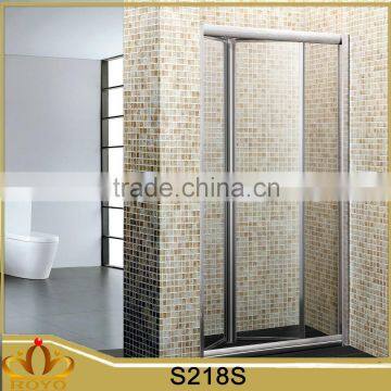 high quality bifold shower door pivot folding shower enclosures with ce certification