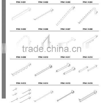 Customized Design Slatwall Display Accessories Security Display Hook