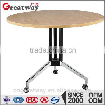 2016 new negotiating table/conner table/dicussion table/simple round table(QE-67F)