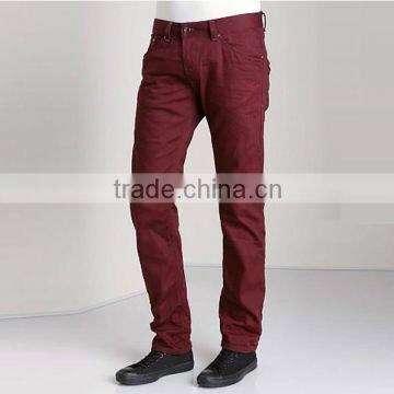 2015 Latest Hot Sale Style Pants Men Fashion Jeans Colored Jeans Mens Red JXQ501 photo-2