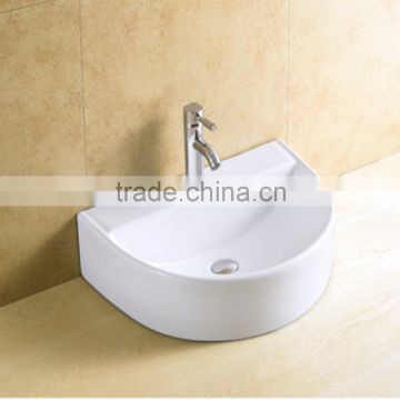 Semi Circle Shape Vanity Wash Basin