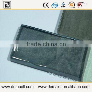 Gray White Black Strip Shape Cube Glass Mosaic Tile for Living Room Hallway Interior Wall Decoration photo-3