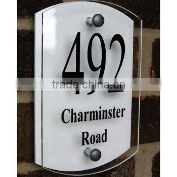 Custom acrylic door sign