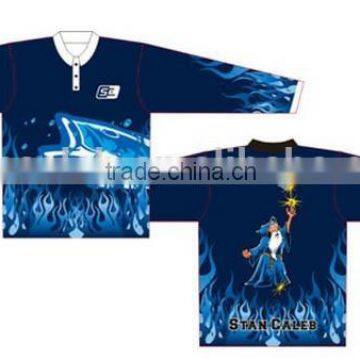 Custom Polyester Long Sleeve Quick Dry Sublimated Fishing Jersey Wholesale photo-3