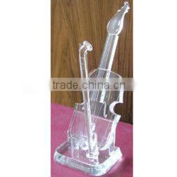 2016 Beautiful Crystal Volin Music Instrument for Souvenirs