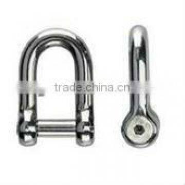 316 grade stainless steel D shackle