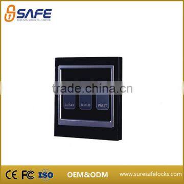 New acrylic hotel double control electronic wall switch socket brand