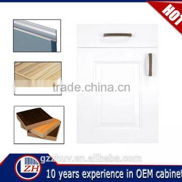 High quality round corner pvc kitchen cabinet sliding door price China