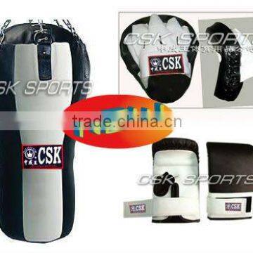 white and black boxing training set