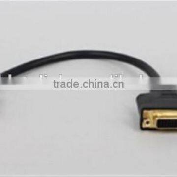 24k Gold plated DVI24+5 Female to HDMIA female adapter cabletolink 15cm top quality