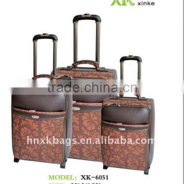 Fashionable PVC luggage suitcase