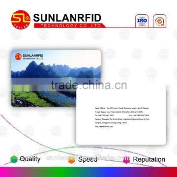 125KHz lf rfid pvc card with uv spot for business card