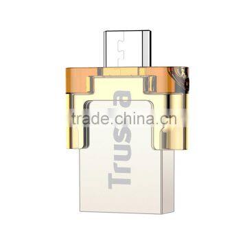 2016 hot selling 2 in 1 usb 2.0 OTG micro usb flash drive for sandisk