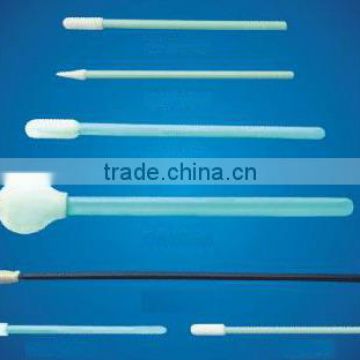 Cleanroom swabs, polyester swab for cleaning small surface