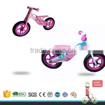 2016 best wooden balance bike for 3-5 year learning bike first bike