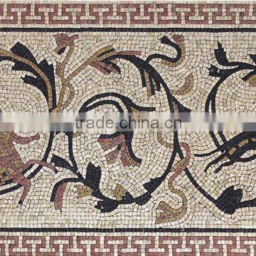 Luxury Salon Floor Decoration Cheap Marble Mosaic Floor Medallion From China photo-2