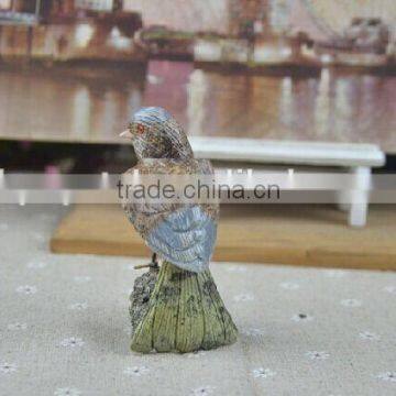 engraved crystal stone bird model by handmade