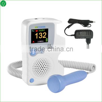 Portable sonoline fetal doppler with color LCD