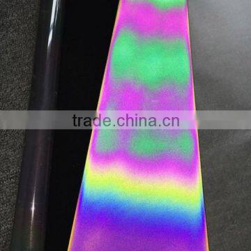 Rainbow Reflective Fabric/Iridescent Leather Fabric