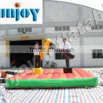 2016 China factoray price inflatable jousting sport arena for 2 people