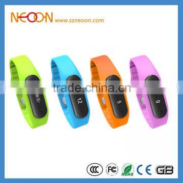 Smart Wearable Project OEM Service Logo Printing TPU/silicone Smart E06 Sport Fitness Wristband photo-4