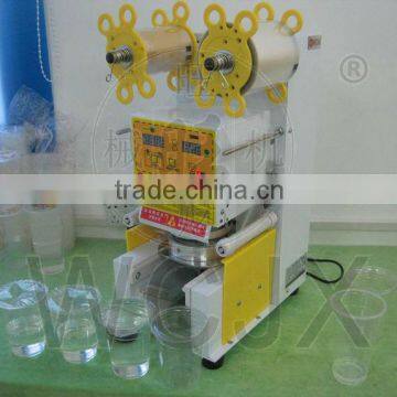 WCS-F99-AAA 110V / 220V White Fully Automatic CE Approval Bubble Tea Cup Sealing Machine photo-5