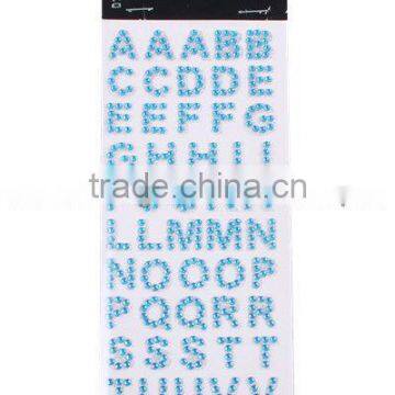 Diamante Letter Crystal Stickers